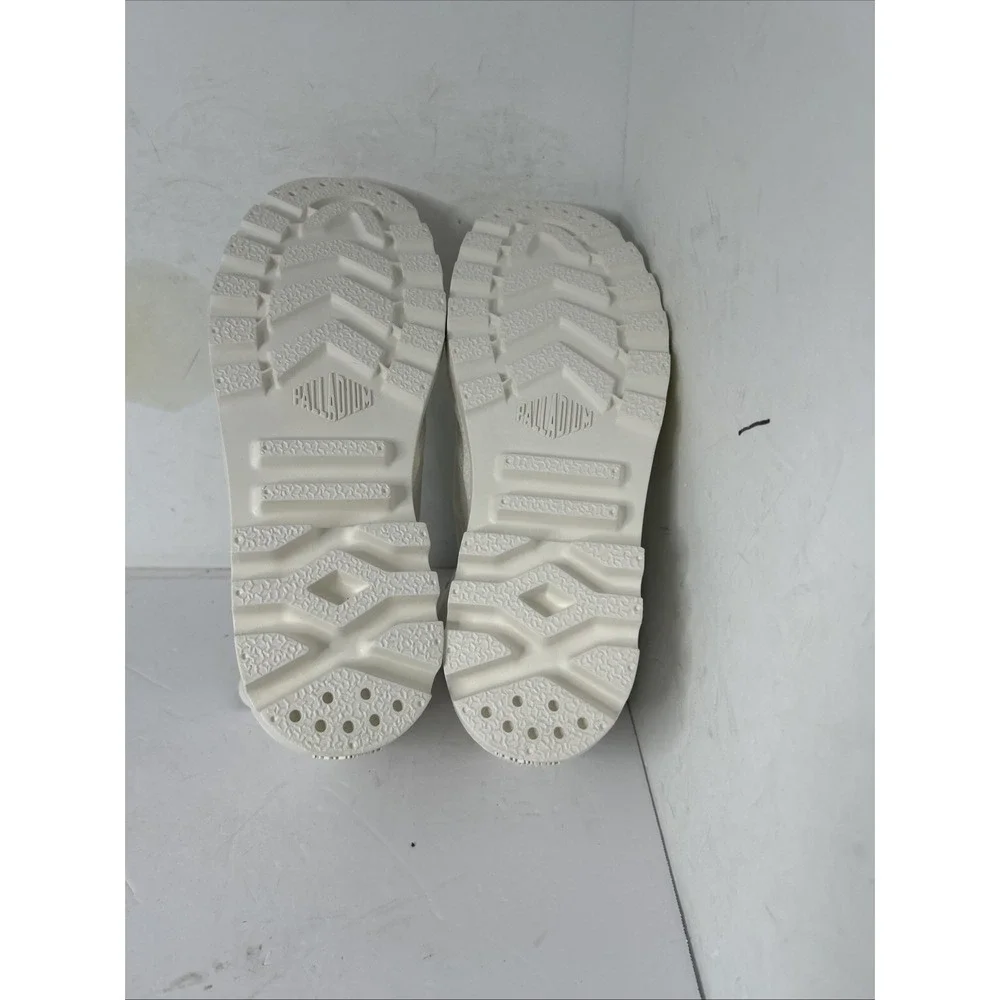 Palladium Pampa Star White Womens Canvas Boots Size 9 - Picture 8 of 9
